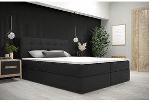 OP=OP Boxspring met opbergruimte Bloss - 140 x 200 Antraciet