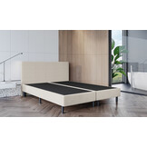 2dekans Boxspring Zonder Matras Bonnie - 160 x 200 Beige  (Niet in originele verpakking - Kans op  Schade)