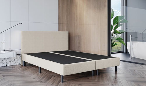 2dekans Boxspring Zonder Matras Bonnie - 160 x 200 Beige (Niet in originele verpakking - Kans op Schade)