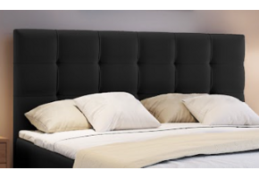 2dekans Hoofdbord Bloss 140 x 120 x 7 Zwart - (Schade achterkant)