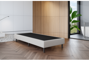 OP=OP Boxspring Box Zonder Matras 90 x 210 - Skaileer Grijs