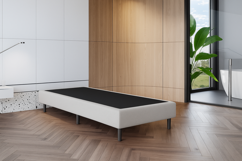 OP=OP Boxspring Box Zonder Matras 90 x 210 - Skaileer Grijs