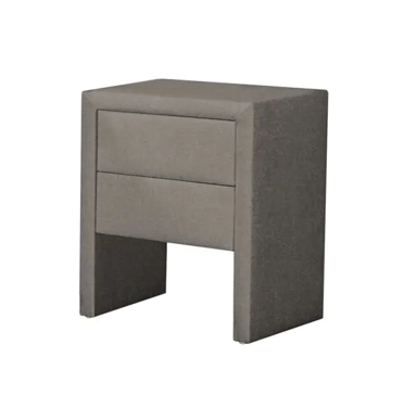 2dekans Nachtkastje met 2 Lades - Taupe - 45 x 45 x H60 - Niet in originele verpakking
