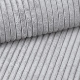 OP=OP Hoekbank Karlo XL  -Ribstof Grijs - Slaapbank met opbergruimte -Universeel