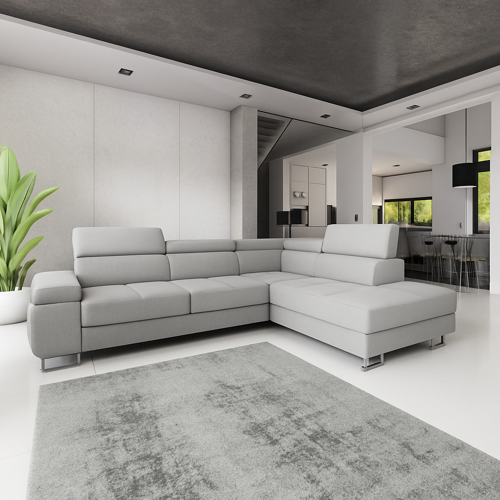 Slaapbank met opbergruimte Sem | Hoekbank