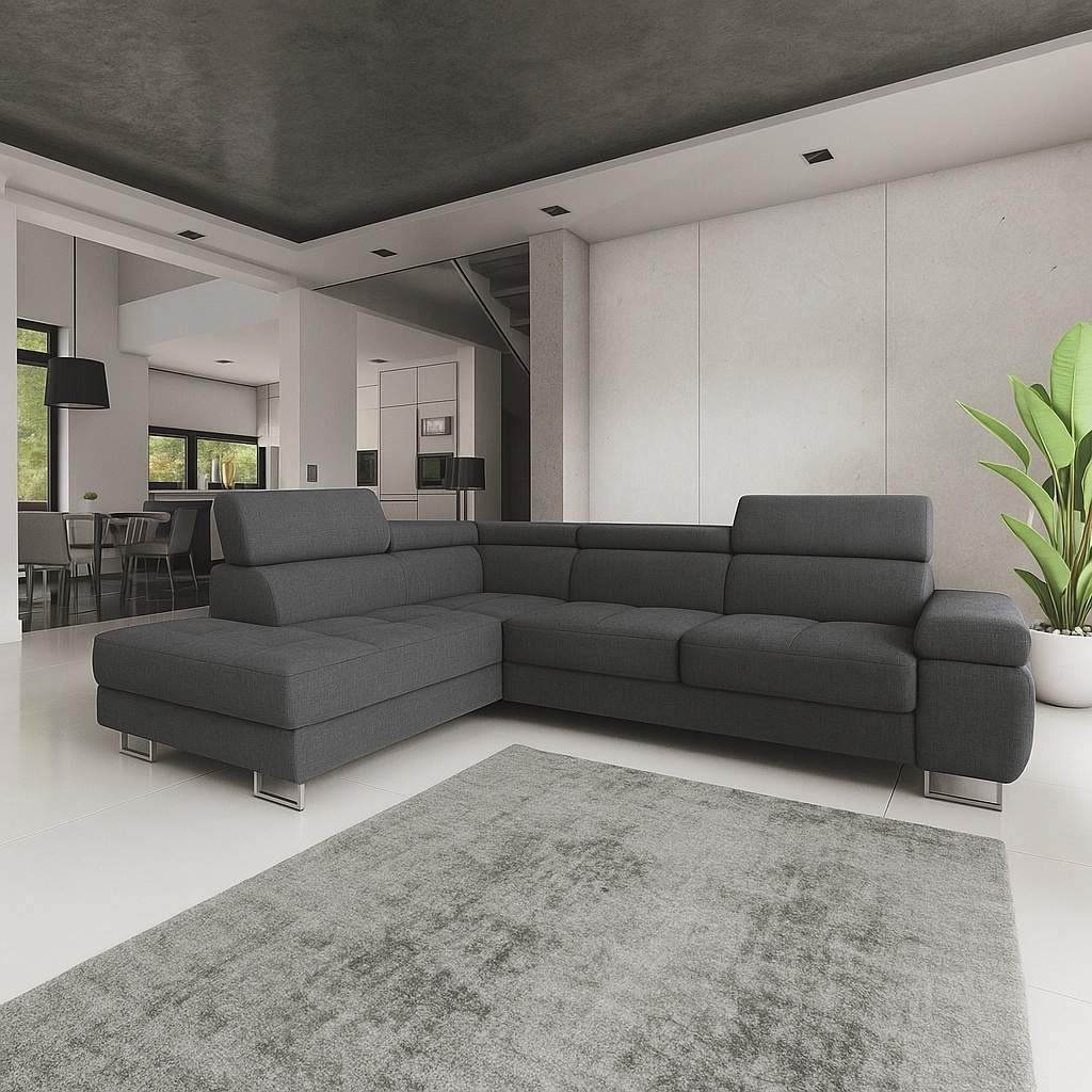 Slaapbank met opbergruimte Sem | Hoekbank