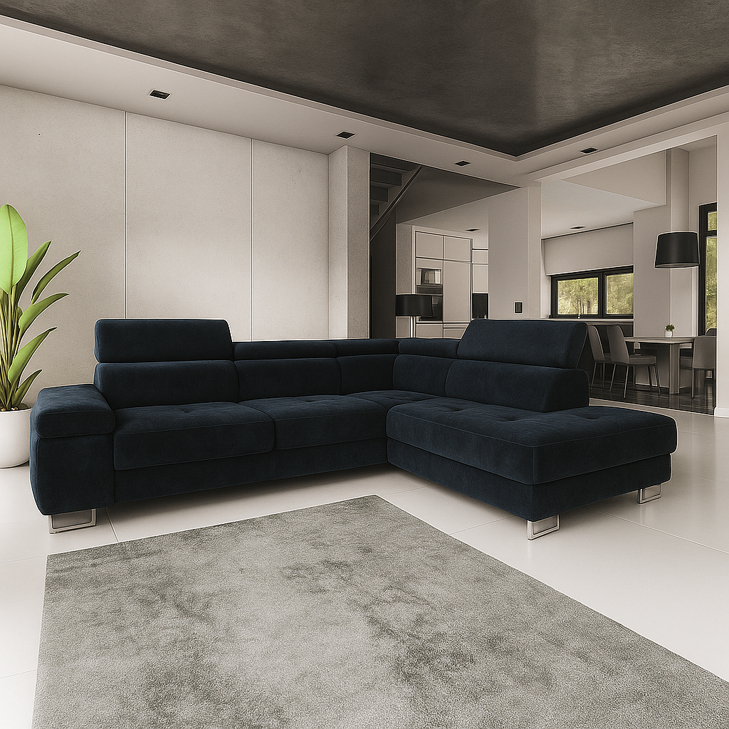 Slaapbank met opbergruimte Sem | Hoekbank