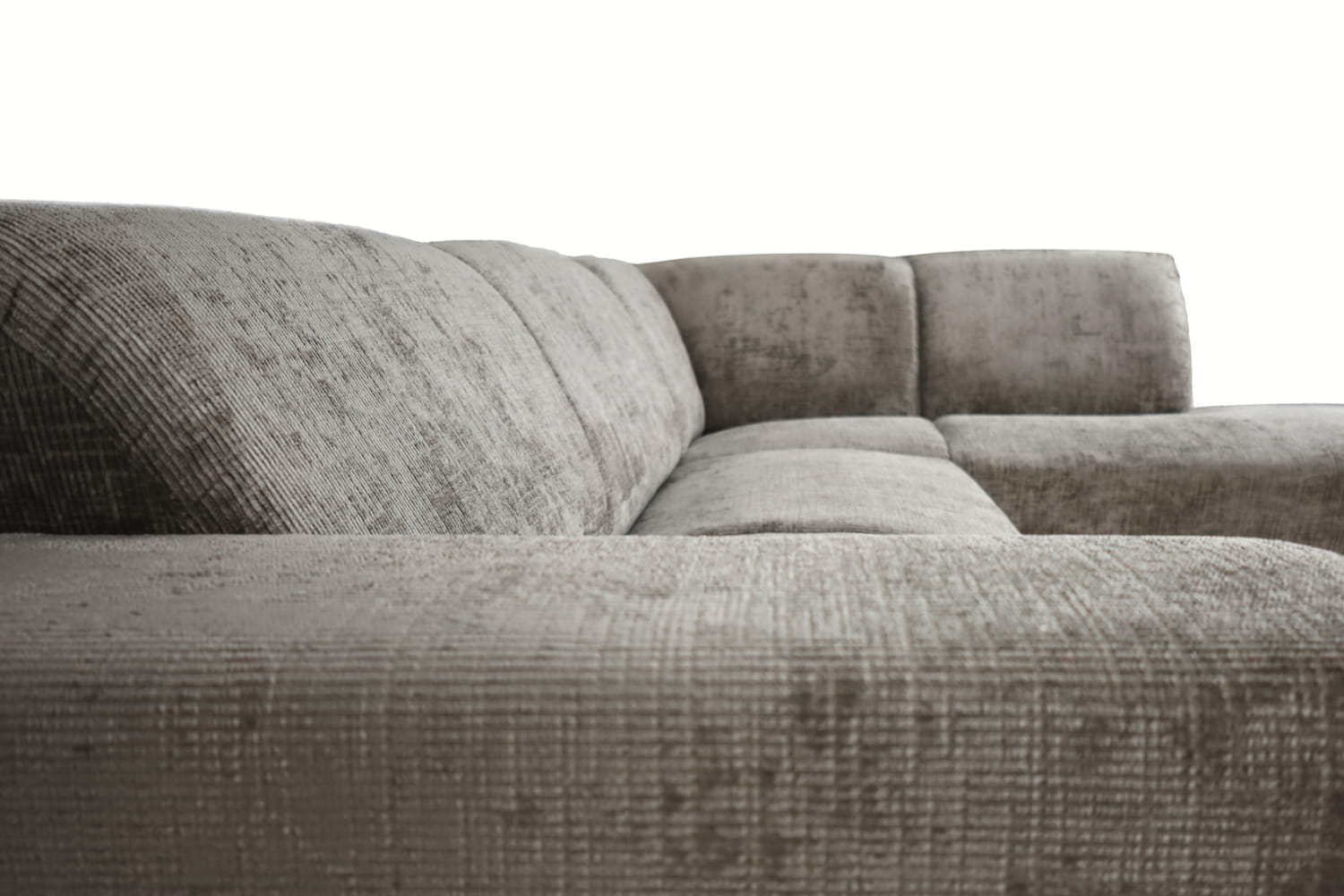 Hoekbank Mara met luxe stoffen en kleuren naar keuze !