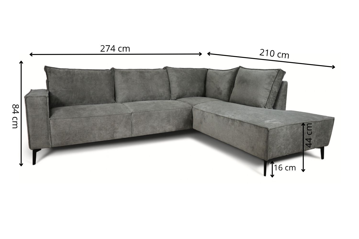 Profiteer nu van de Black Friday deal op Hoekbank Esmee met Gratis luxe stoffen en kleuren naar keuze !