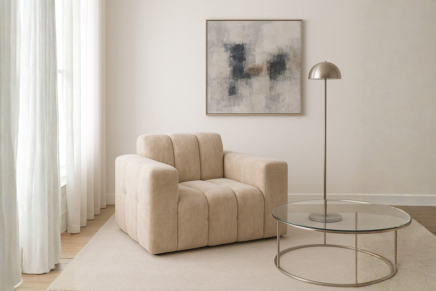 Fauteuil Sara met luxe stoffen en kleuren naar keuze!