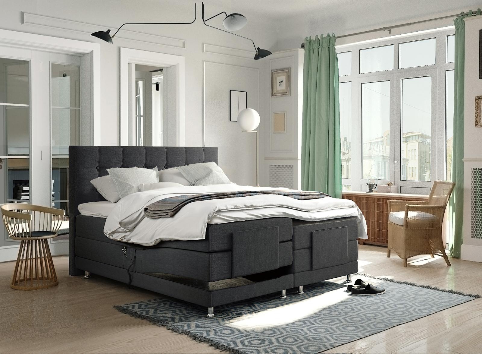 Stel zelf de Black Friday elektrische boxspring Delux naar wens samen !