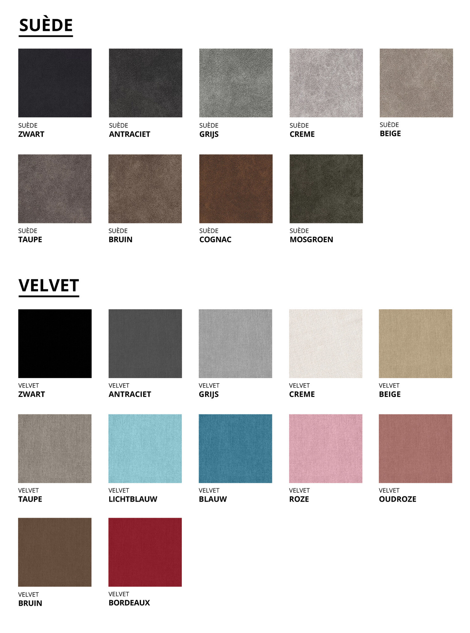 Stel zelf de elektrische boxspring Delux naar wens samen !