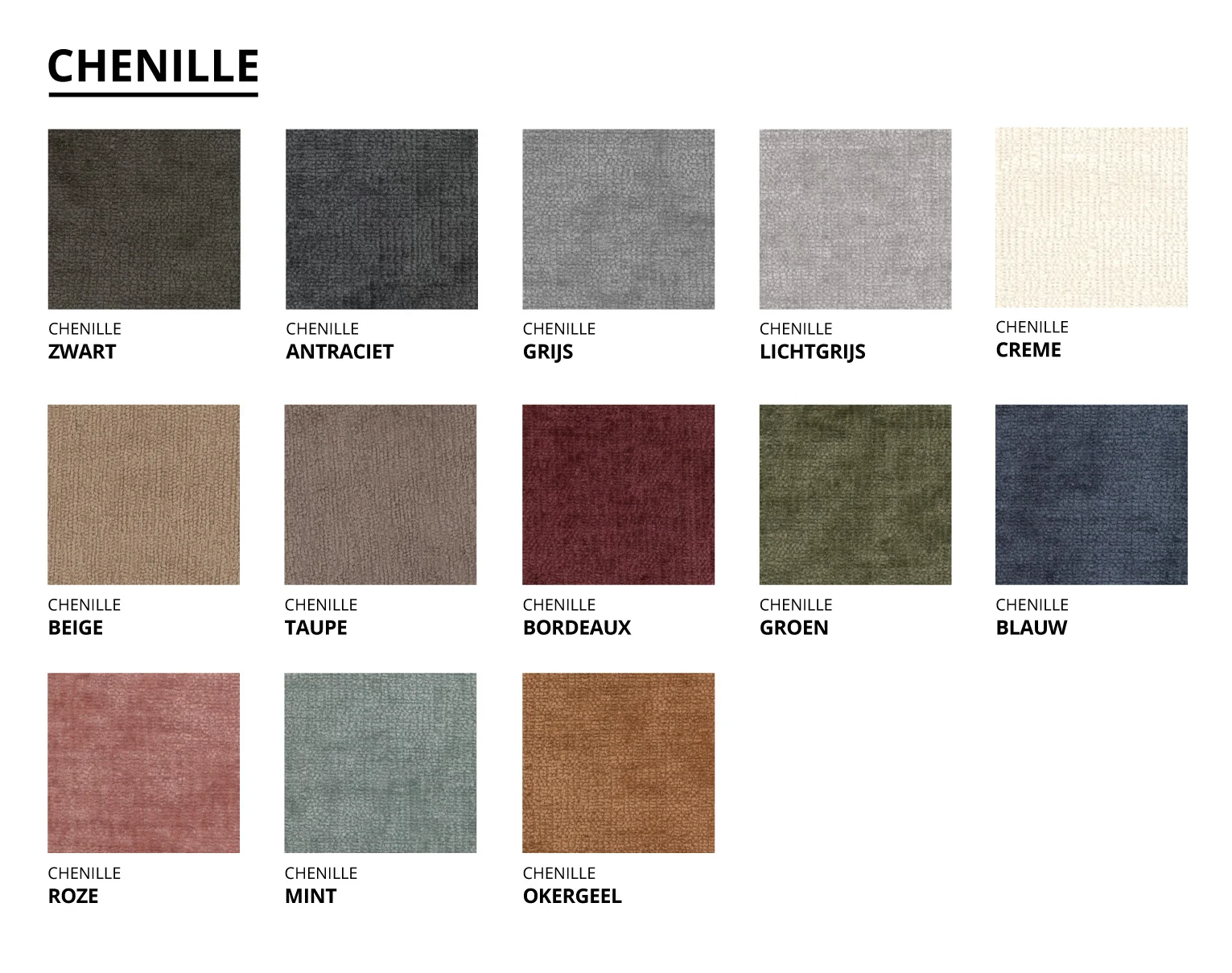 Hoekbank Romy met luxe stoffen en kleuren naar keuze!