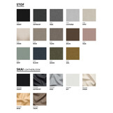 L-bank Sara met luxe stoffen en kleuren naar keuze !