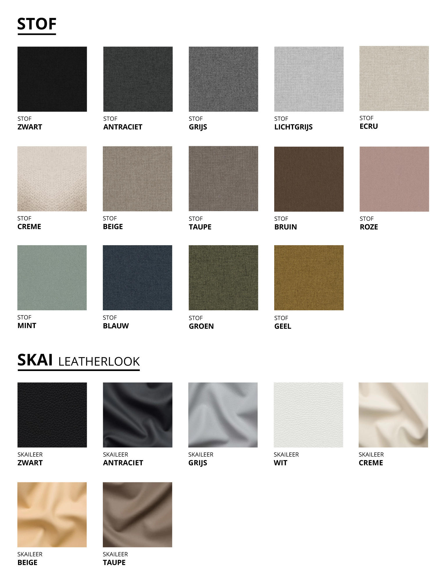 Zitbank Sara 3-persoons met luxe stoffen en kleuren naar keuze !