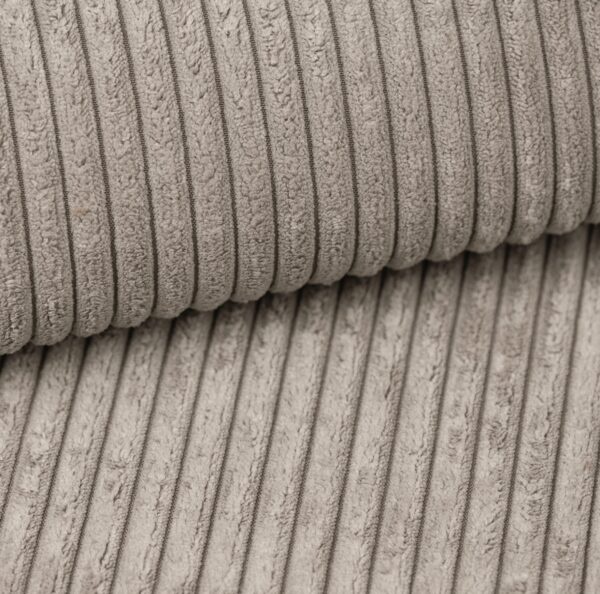 2dekans Hoekbank Karlo L Ribstof Taupe - Universeel - Slaapbank met opbergruimte [Niet in originele verpakking - kans op schade]