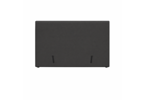 2dekans Hoofdbord Basic 180 x 100 - Antraciet - Stofschade zijkant + Achterkant