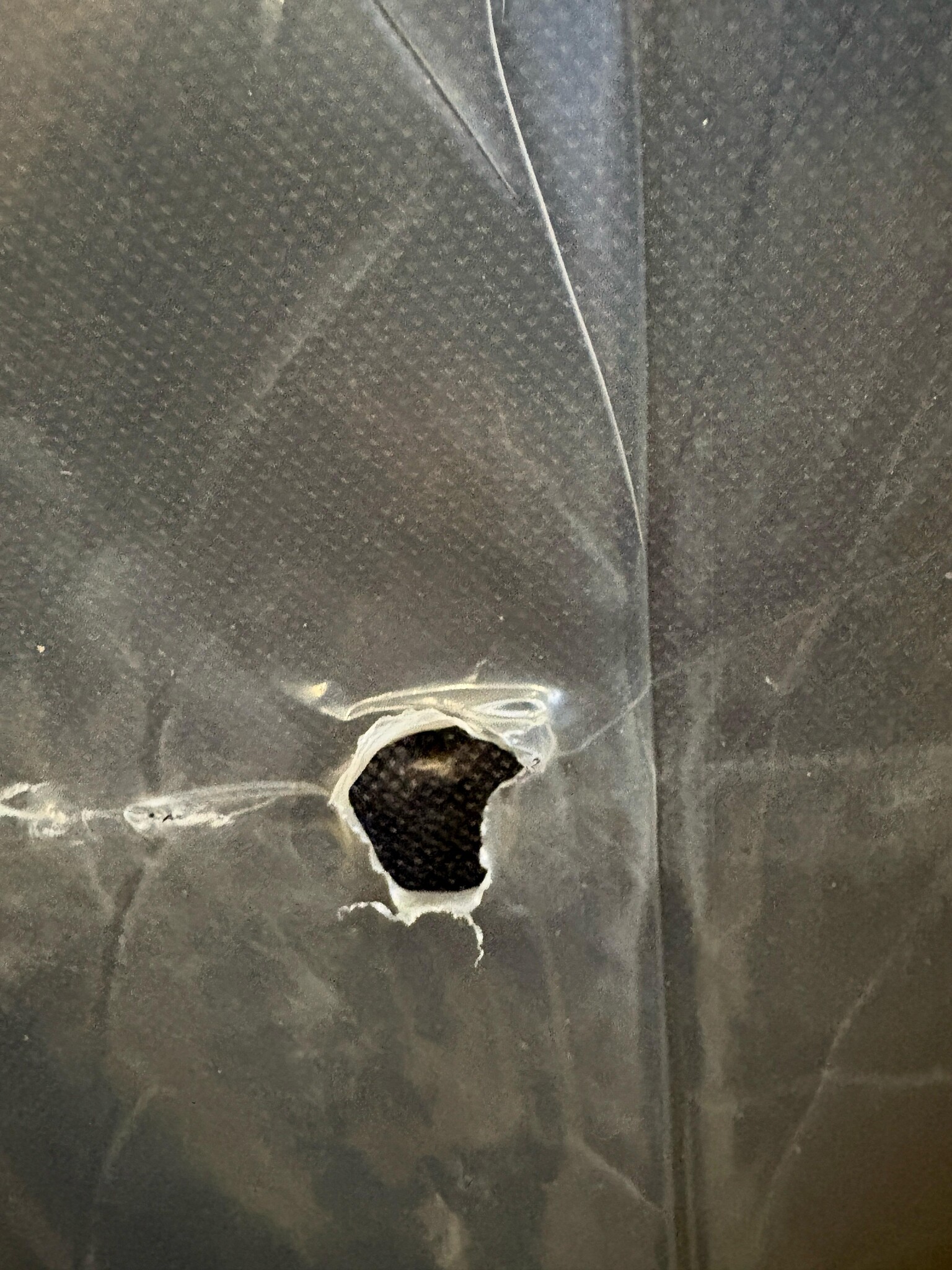 2dekans Hoofdbord Basic 180 x 100 - Antraciet - Stofschade Achterkant