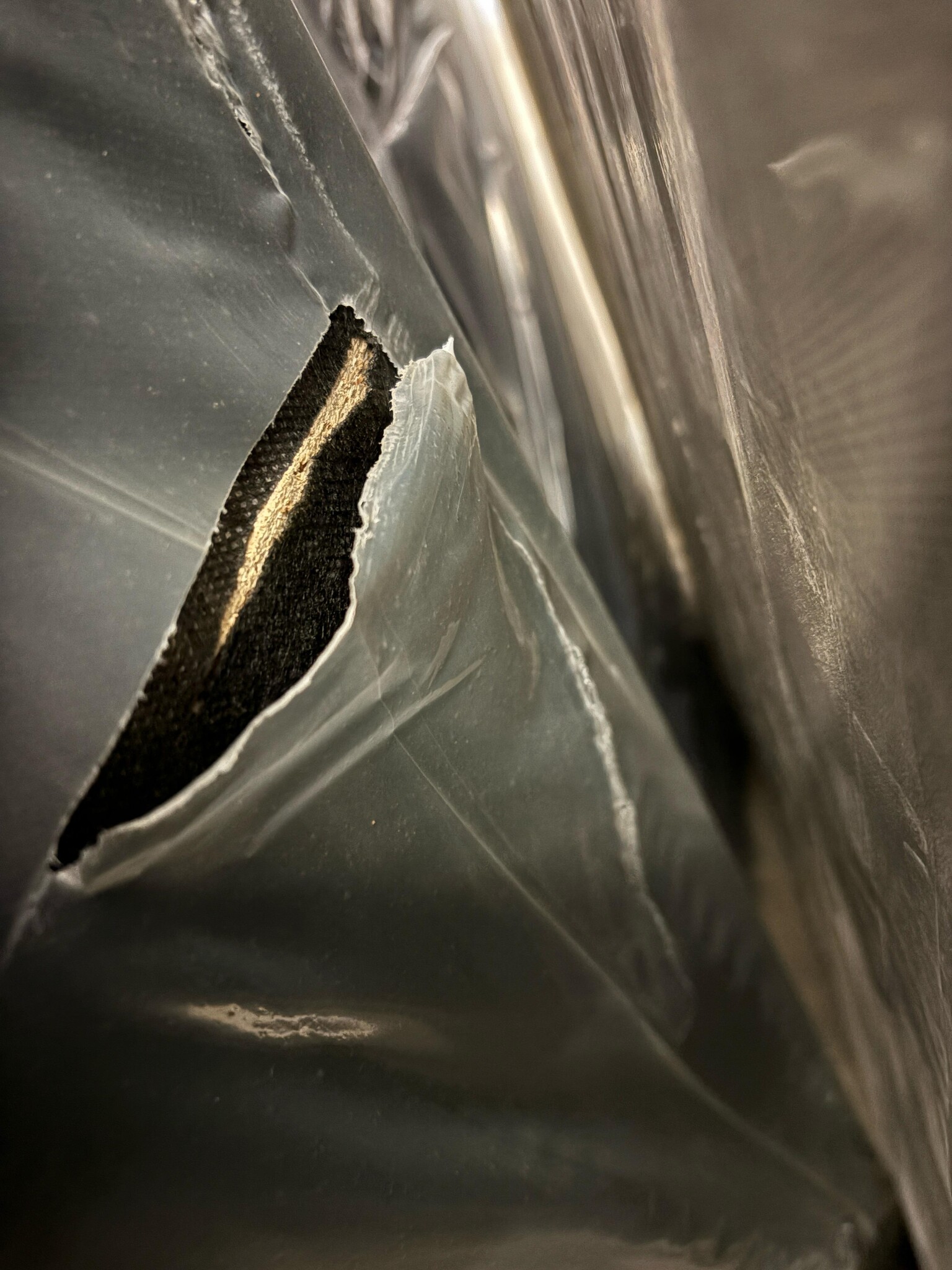 2dekans Hoofdbord Basic 180 x 100 - Beige - Schade achterkant