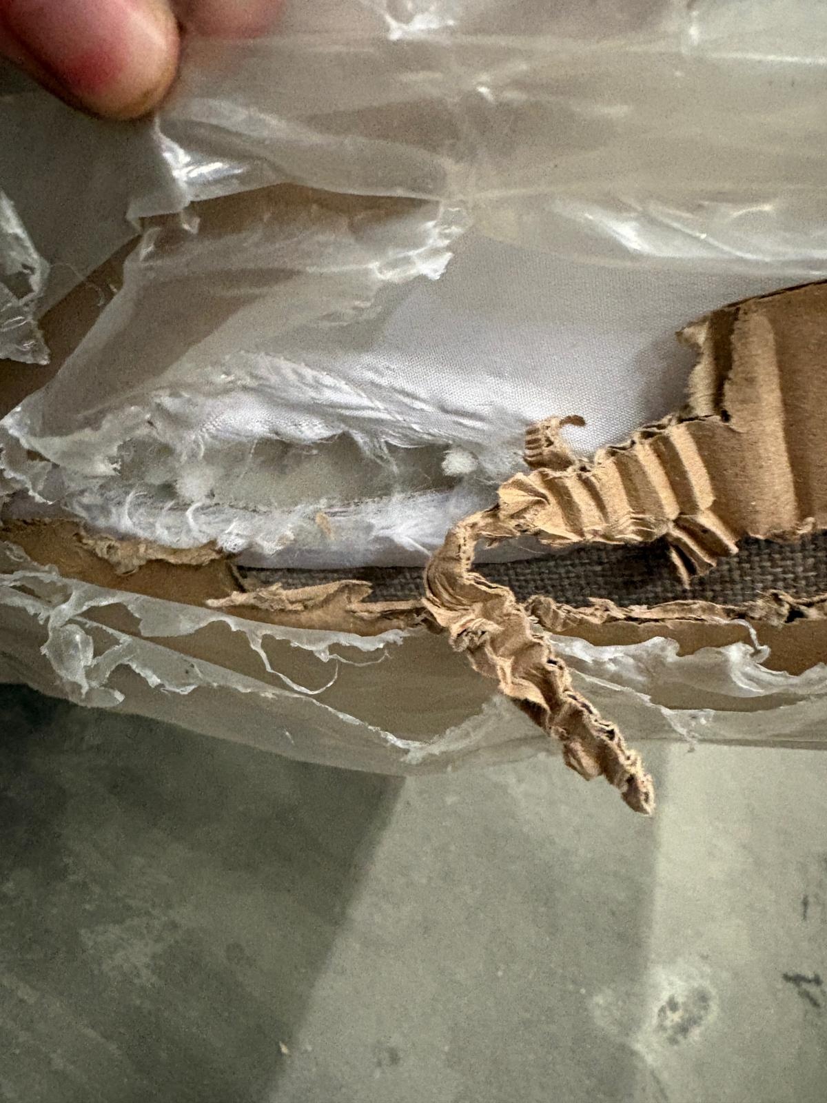 2dekans Opberg Box Rechts 70 x 200 Beige - incl. Matras - Schade aan Onderkant