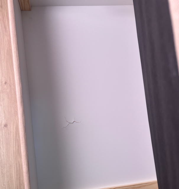 2dekans Opberg Box Links 70 x 200 Beige - incl. Matras - Schade bodemplaat + Niet in originele verpakking