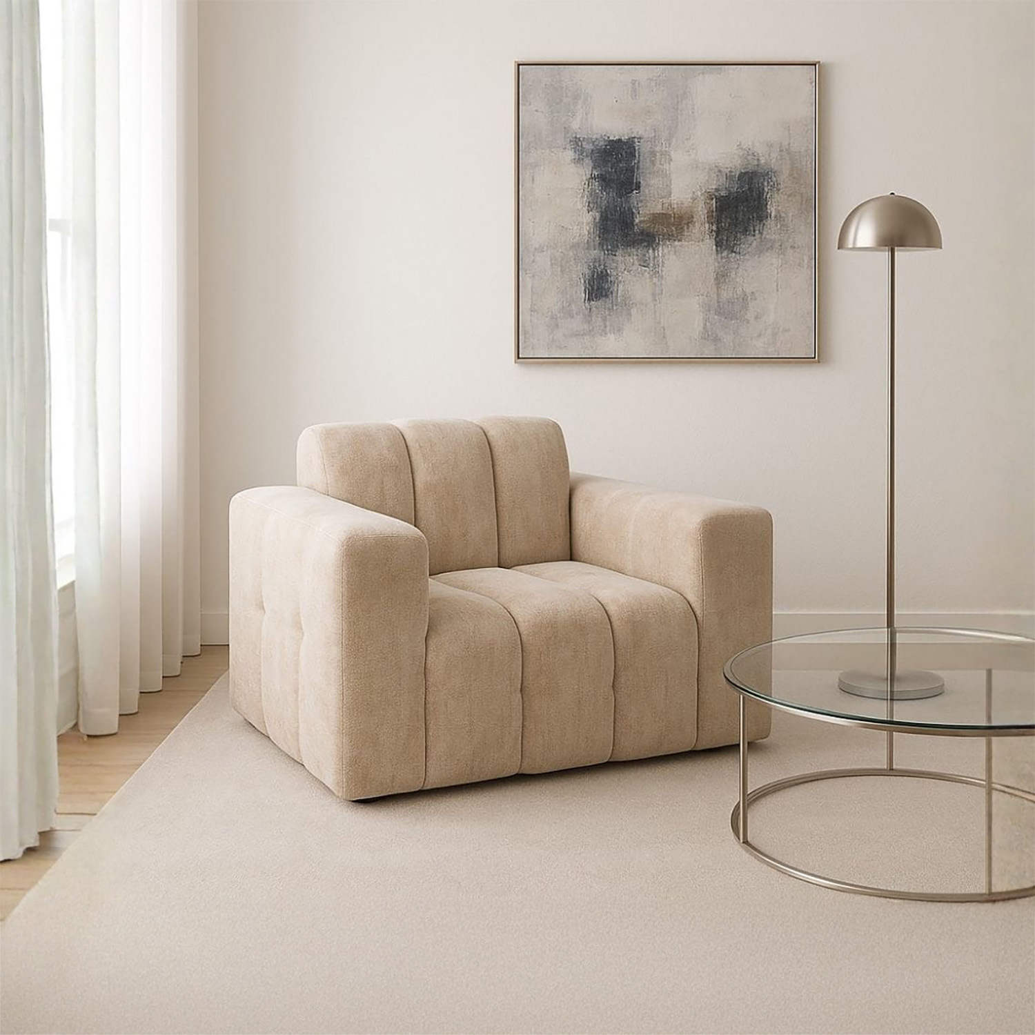 Fauteuil Sara met luxe stoffen en kleuren naar keuze!