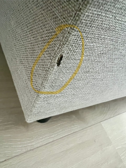 2dekans Vaste Boxspring Box Zonder Matras 80 x 200 Beige - (Stofschade+ Niet in originele verpakking )