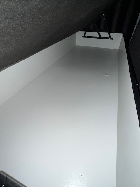 2dekans Opberg boxspring - Antislip - 160 x 200 Antraciet - Pocketvering 500 - Zonder Hoofdbord - (Gaten in opbergruimte)