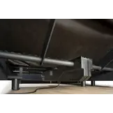 2dekans Elektrische Boxspring King - Zonder hoofdbord - 160 x 200 Zwart/Antraciet [Stofschade hoeken + Niet in originele verpakking]