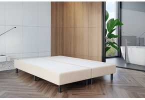 2dekans 30 cm Pocketboxen- Zonder Matras - 120 x 220 Velvet Creme (Stofschade)