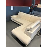 2dekans Showmodel Slaapbank Lex met opbergruimte en verstelbare hoofdsteunen | Hoekbank Teddy Beige - Rechts (Niet in originele verpakking en i.z.g.st.)