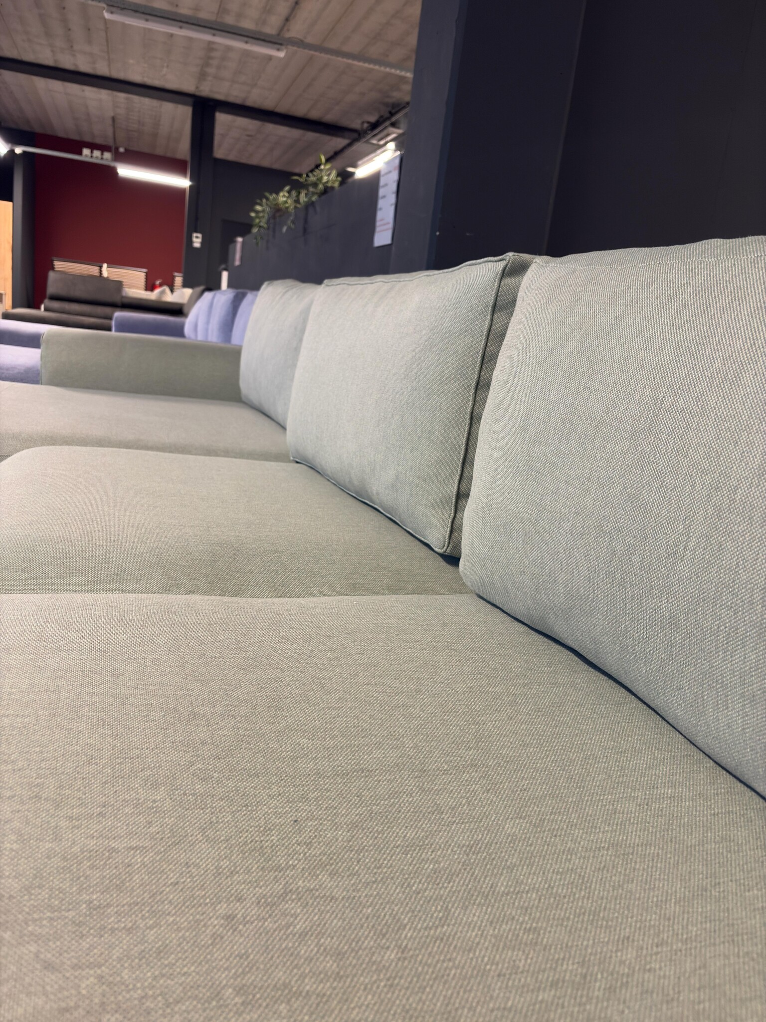 Showroommodel Hoekbank Guus - L-Hoekbank met opbergruimte - Lindegroen - Links (Niet in originele verpakking)