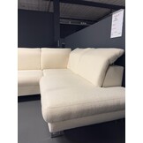 2dekans Showmodel Slaapbank Lex met opbergruimte en verstelbare hoofdsteunen | Hoekbank Teddy Beige - Rechts (Niet in originele verpakking en i.z.g.st.)