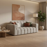 Zitbank Sara 2-persoons met luxe stoffen en kleuren naar keuze !