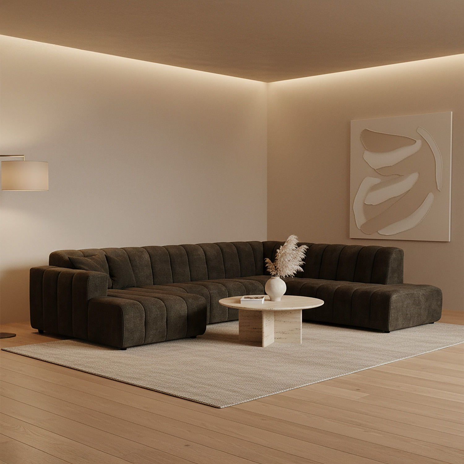 U-bank Sara met luxe stoffen en kleuren naar keuze!