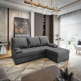 Hoekbank Rio - Slaapbank met opbergruimte - Zitcomfort Stevig