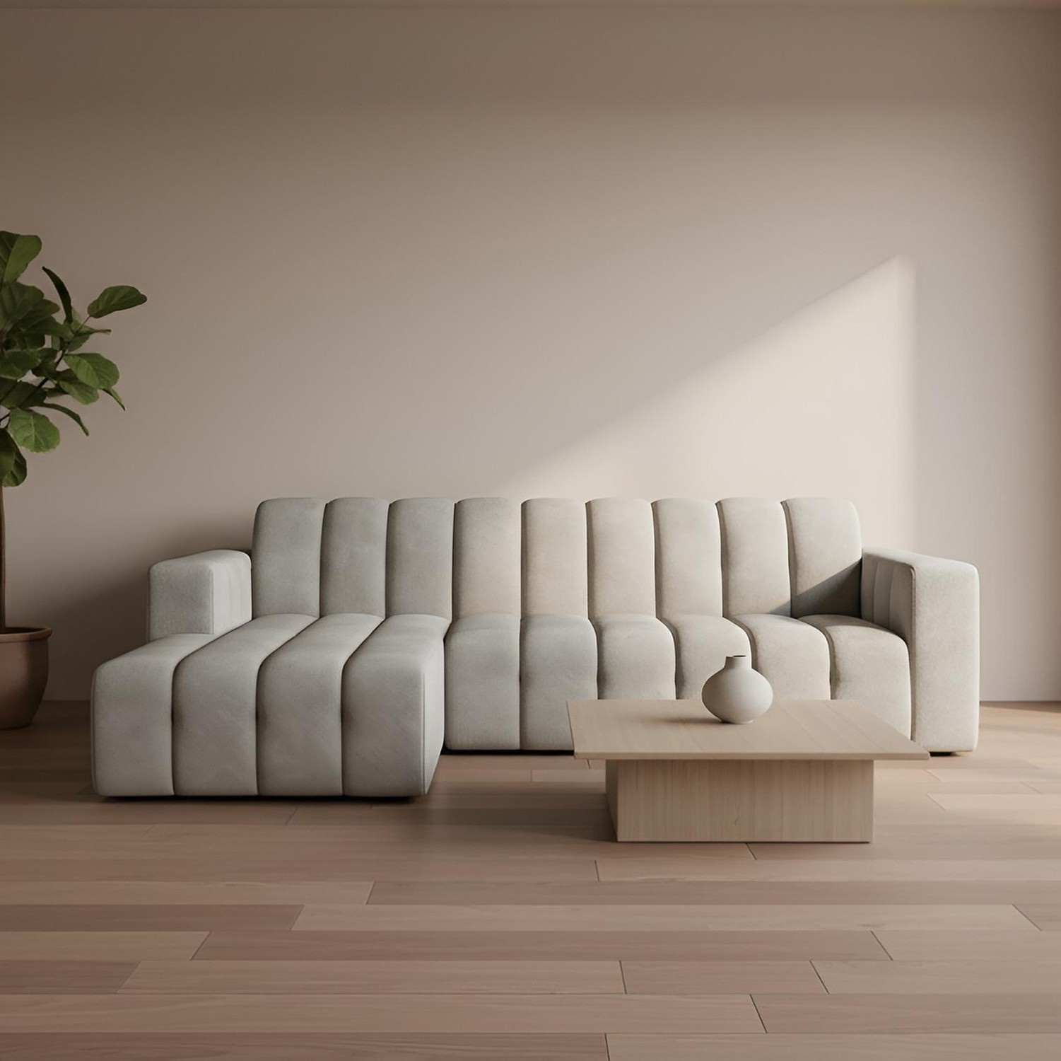 L-bank Sara met luxe stoffen en kleuren naar keuze !