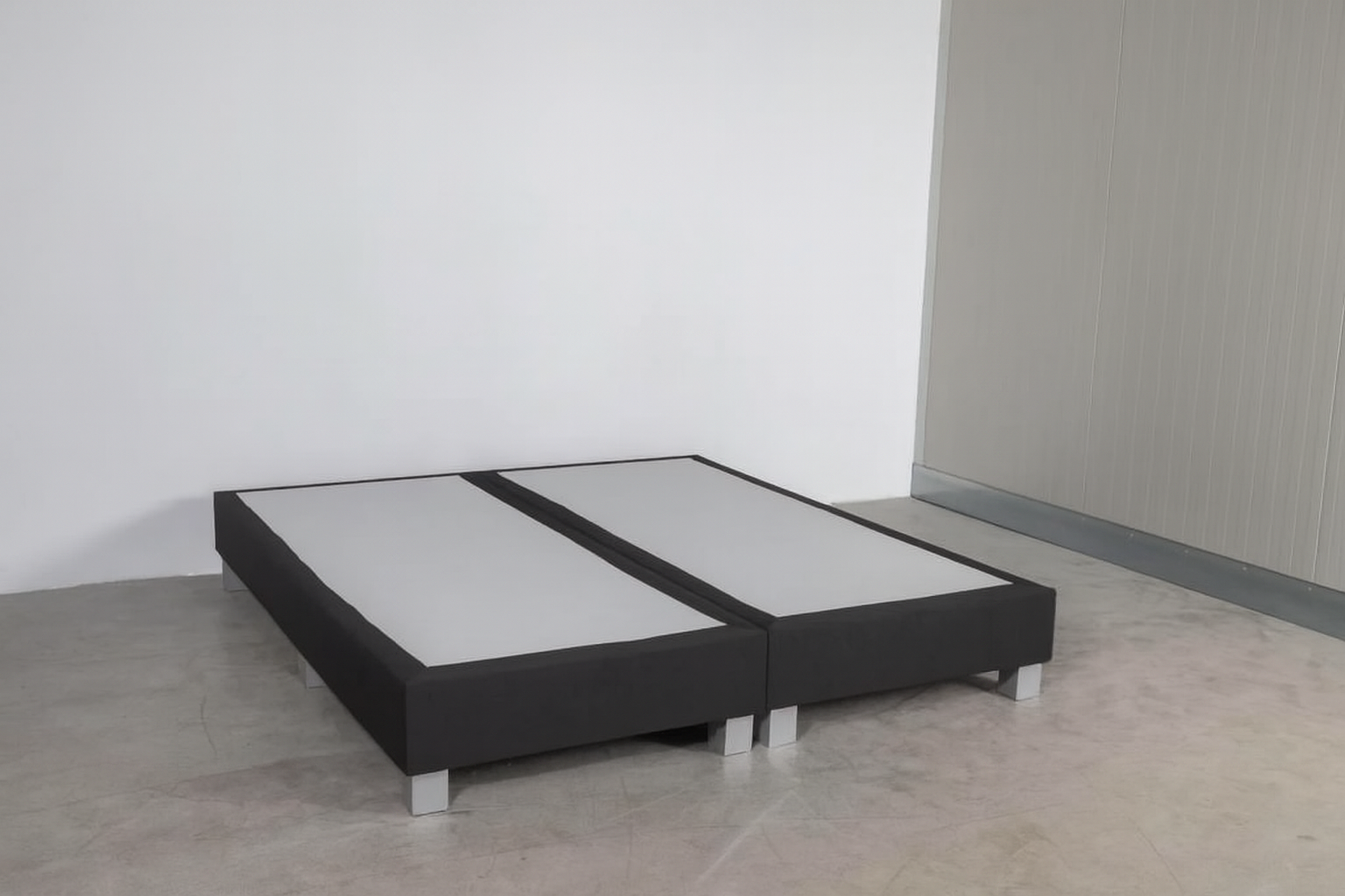 2dekans Boxen Zonder Matras - 160 x 200 Antraciet (Stofschade hoeken + Niet in originele verpakking)