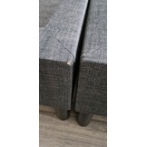 2dekans Boxen Zonder Matras - 160 x 200 Antraciet (Stofschade hoeken + Niet in originele verpakking)