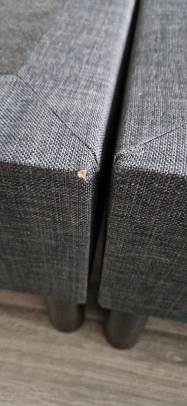 2dekans Boxen Zonder Matras - 160 x 200 Antraciet (Stofschade hoeken + Niet in originele verpakking)