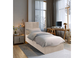 OP=OP Opberg Boxspring Levi 80 x 200 Beige