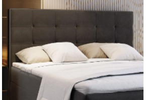 2dekans Hoofdbord Bloss 180x 120 Antraciet - (Niet in originele verpakking - kans op schade)