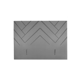 2dekans Hoofdbord Chevron 160 x 100 Grijs - 4 geleiders (Niet in originele verpakking + Lichte stofschade)