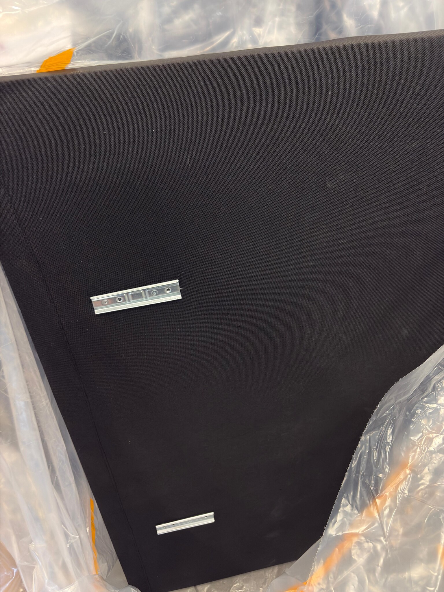 2dekans Hoofdbord Basic Zwart 140 x 100 - (Stofschade + Niet in originele verpakking)