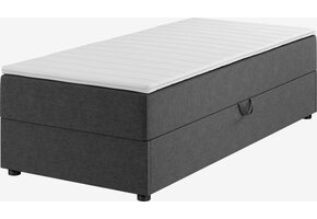 2dekans Opberg Box Links 90 x 200 Antraciet- incl. Matras - (Niet in originele verpakking - kans op schade)