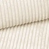 2dekans Hoekbank Karlo Ribstof Creme - Universeel - Slaapbank met opbergruimte [Niet in originele verpakking]