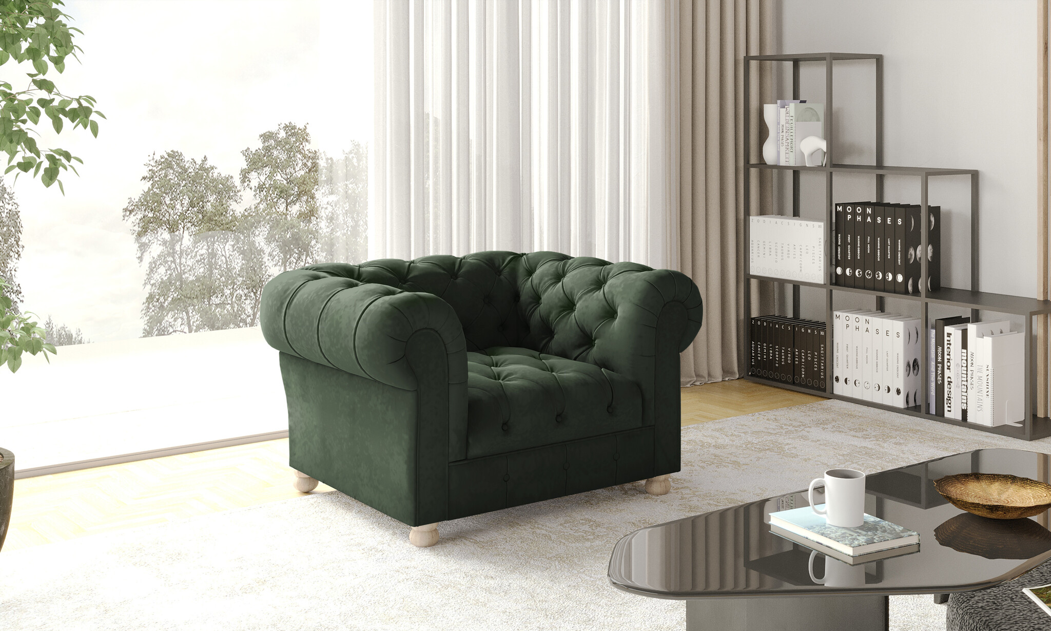 Fauteuil Chicago - Ruime keuze in stof en kleur