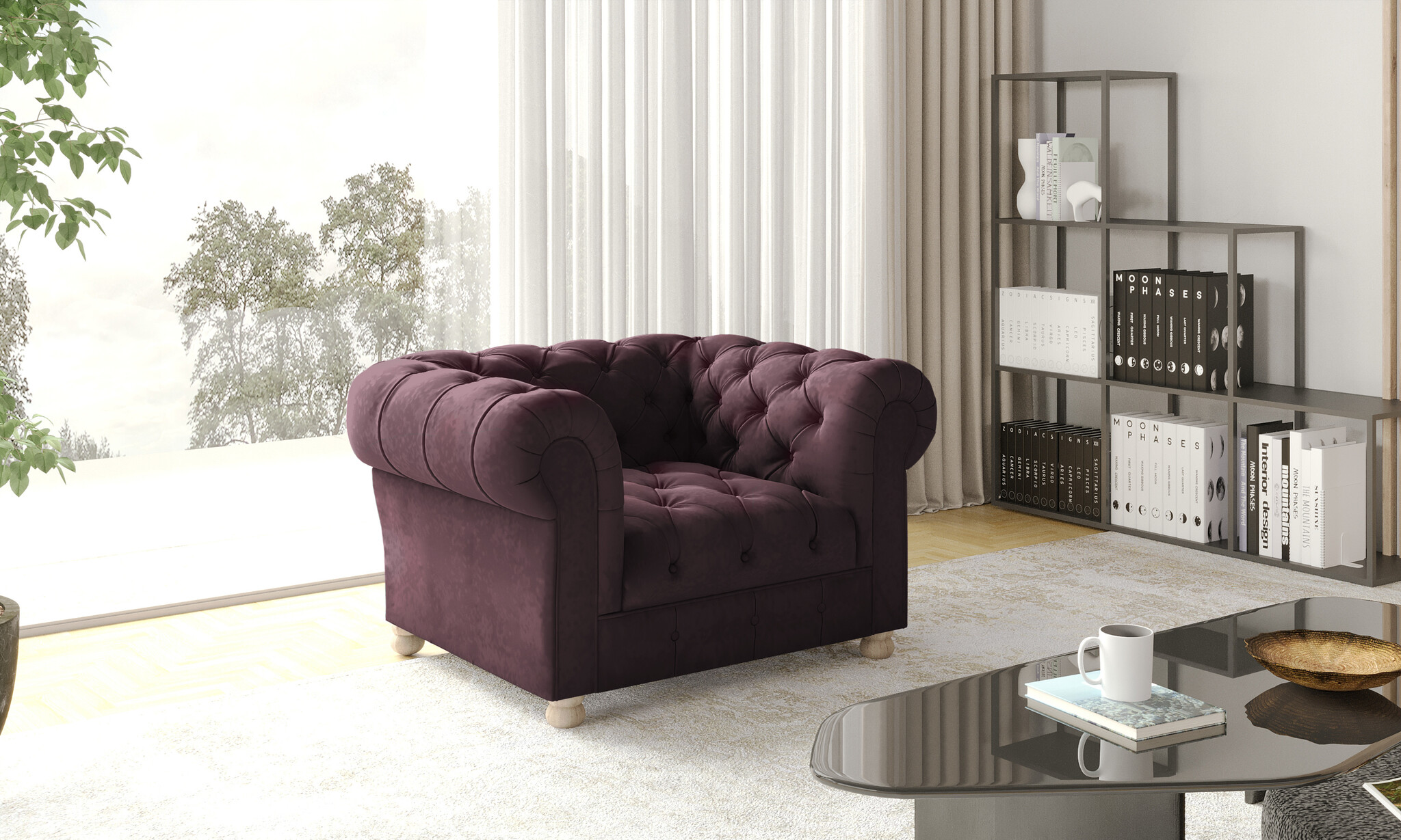 Fauteuil Chicago - Ruime keuze in stof en kleur