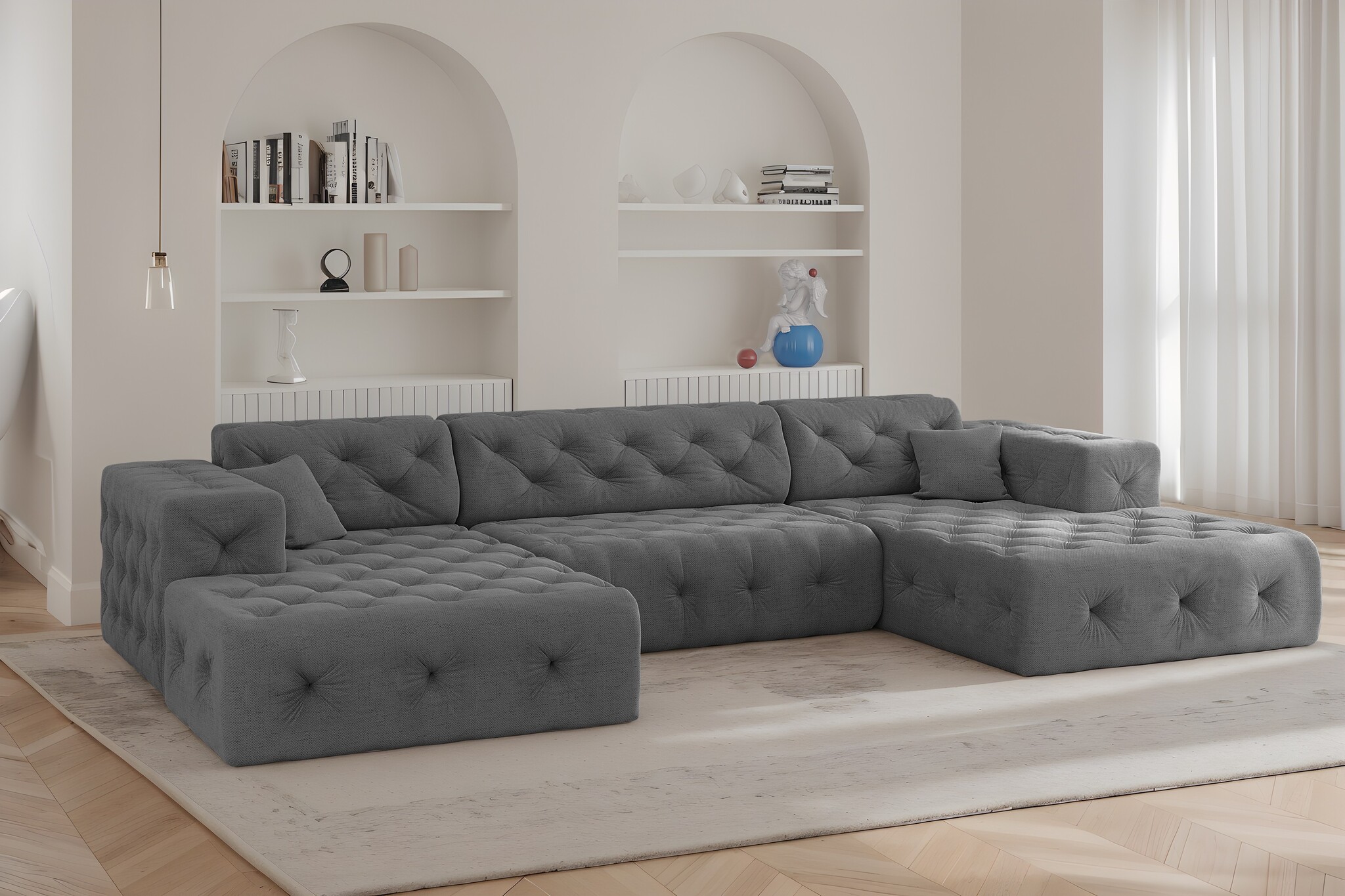 U-Bank Malibu– Universeel – Ruime keuze in stoffen en kleuren