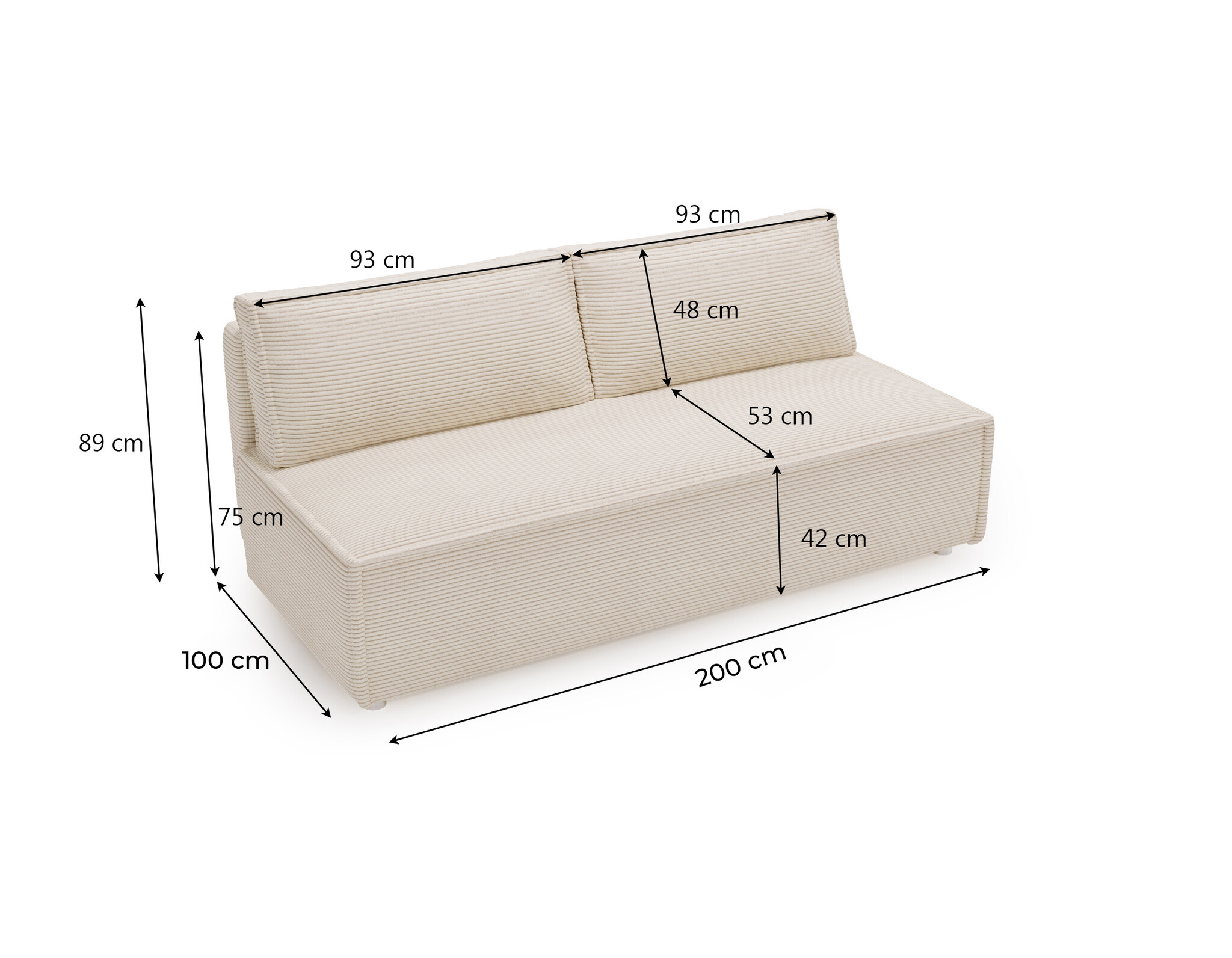 Slaapbank met Opbergruimte Luxor | Zitbank